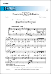 Come in from the Firefly Darkness SSA choral sheet music cover